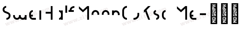 SweiHalfMoonCJKsc Me字体转换